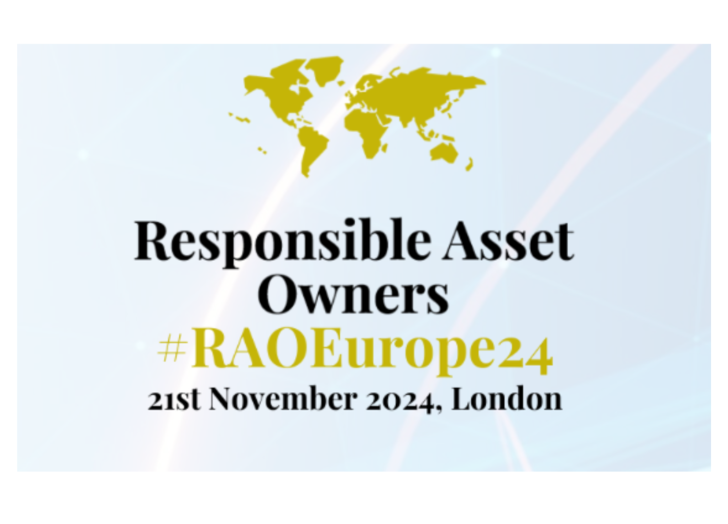 Responsible Asset Owners Global Symposia - AREF member offer