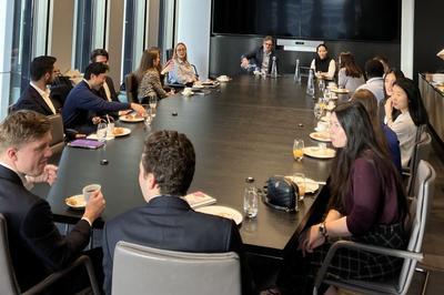 Nick Montgomery Breakfast Around Table